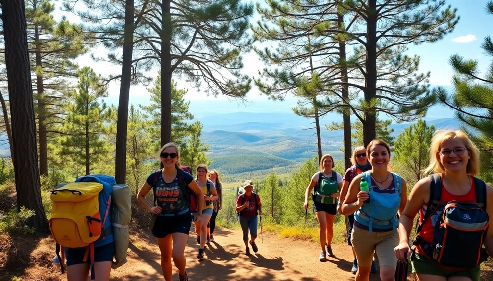 outdoor adventure with friends