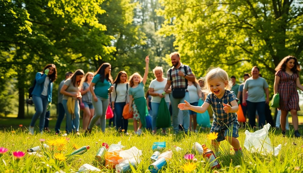 participate in local cleanup