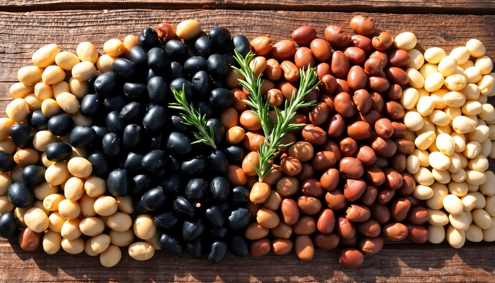 varieties of edible legumes